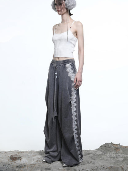 NN NORTH NODE Crescent Moon Beaded Knit Halter Set