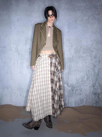 Emberglow Dawn Nomadic Tassel Tie Tailored Blazer