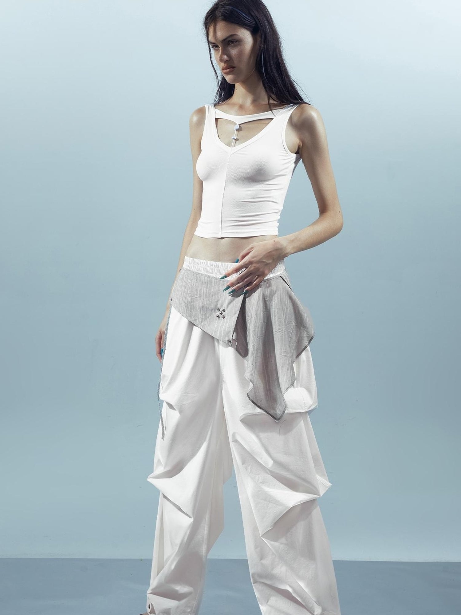UpdateNN NORTH NODE Ethereal Modal Beaded Camisole For Summer