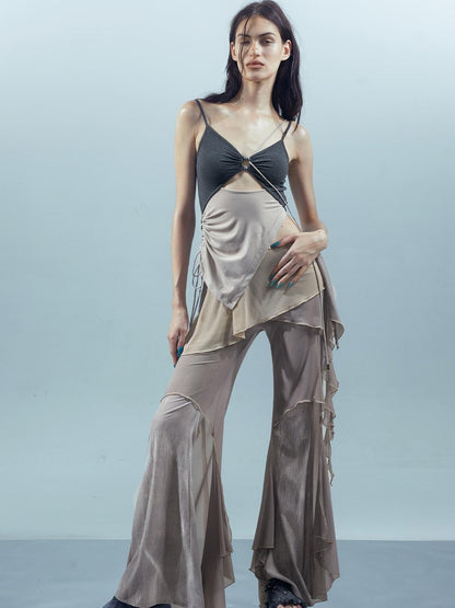 UpdateNN NORTH NODE Ethereal Threads Woven Mirage Beaded Camisole