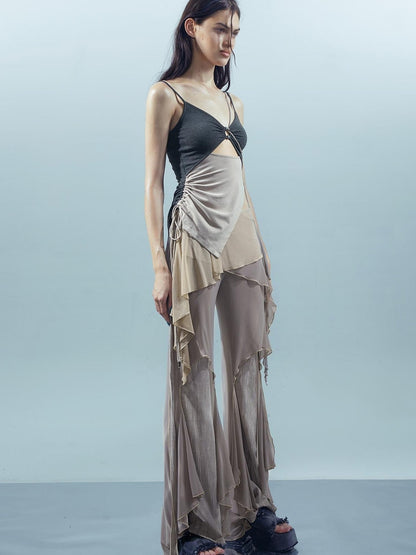 UpdateNN NORTH NODE Ethereal Threads Woven Mirage Beaded Camisole