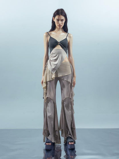 UpdateNN NORTH NODE Ethereal Threads Woven Mirage Beaded Camisole