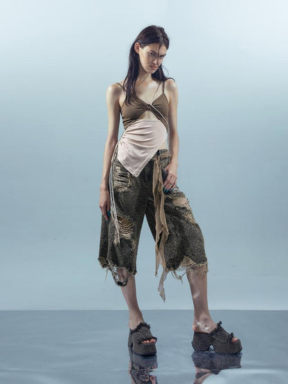 UpdateNN NORTH NODE Ethereal Threads Woven Mirage Beaded Camisole