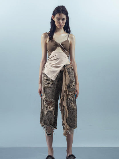 UpdateNN NORTH NODE Ethereal Threads Woven Mirage Beaded Camisole