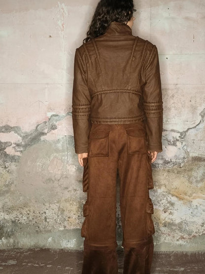 Faux Fur Shearling Short Coat