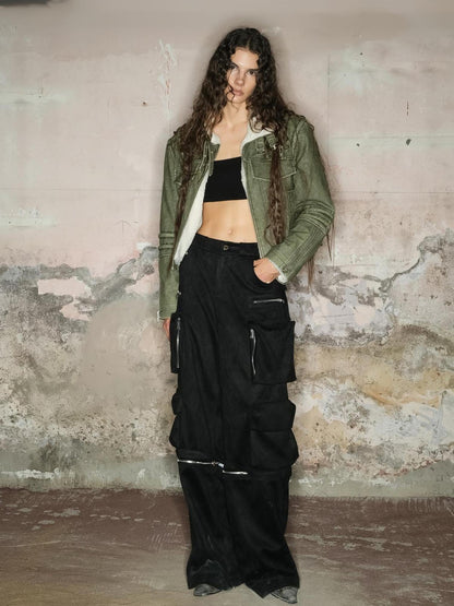 UpdateNN NORTH NODE Faux Fur Shearling Short Coat