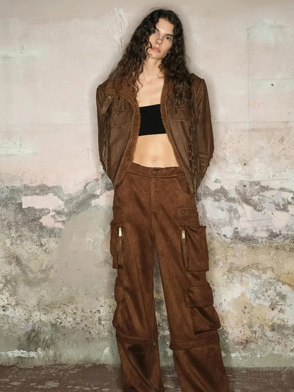 Faux Fur Shearling Short Coat