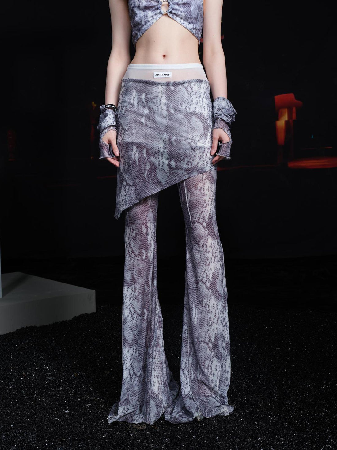UpdateNN NORTH NODE Flared High Waist Tailored Culottes