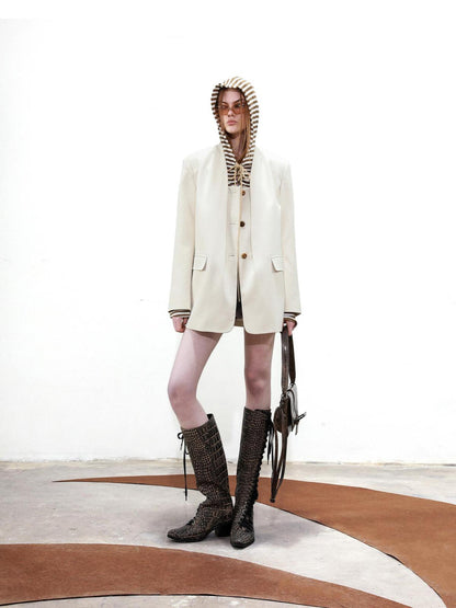 UpdateNN NORTH NODE Gaze Snake Trim Blazer