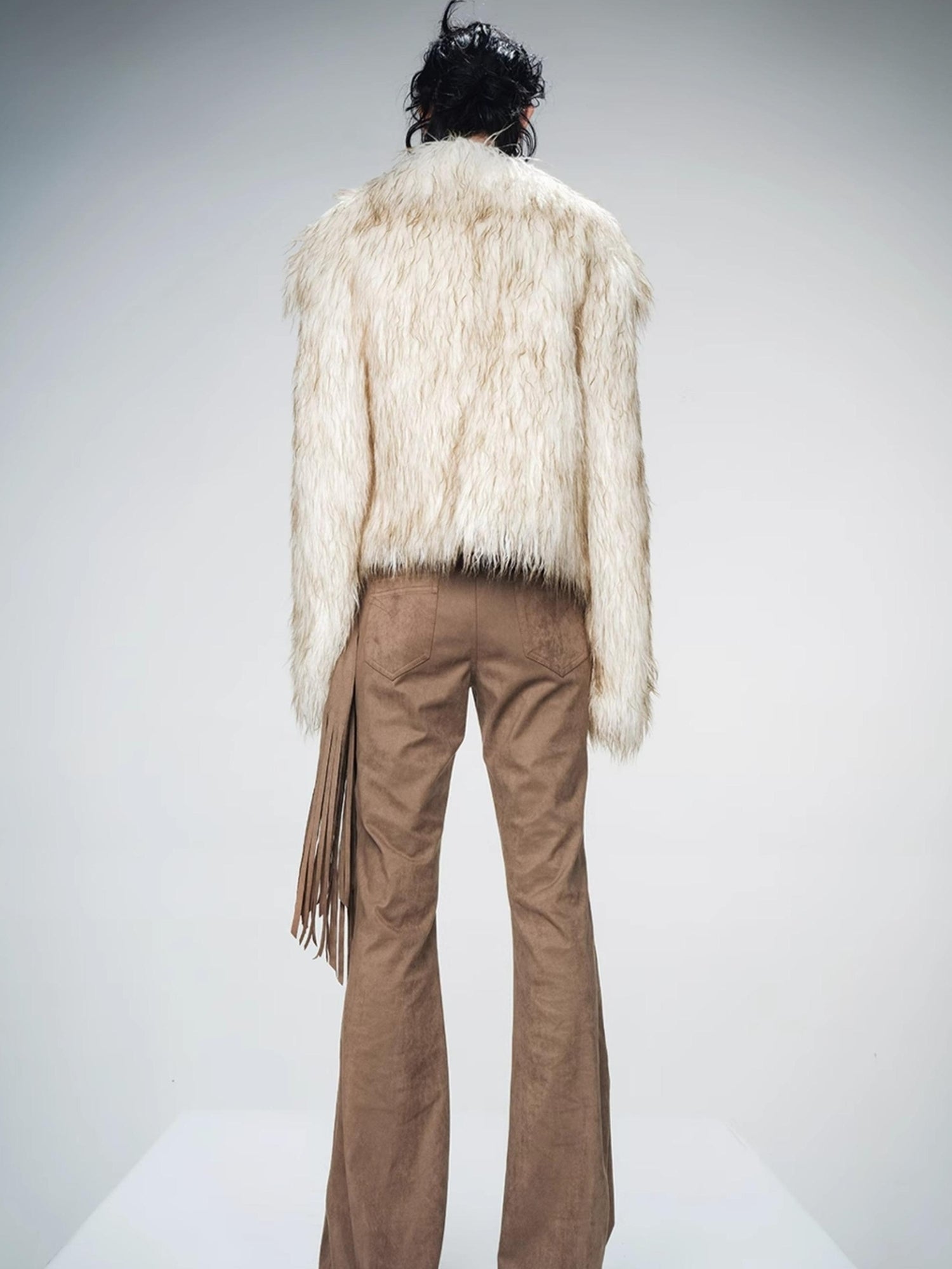 UpdateNN NORTH NODE Gradient Patch Fur Short Coat