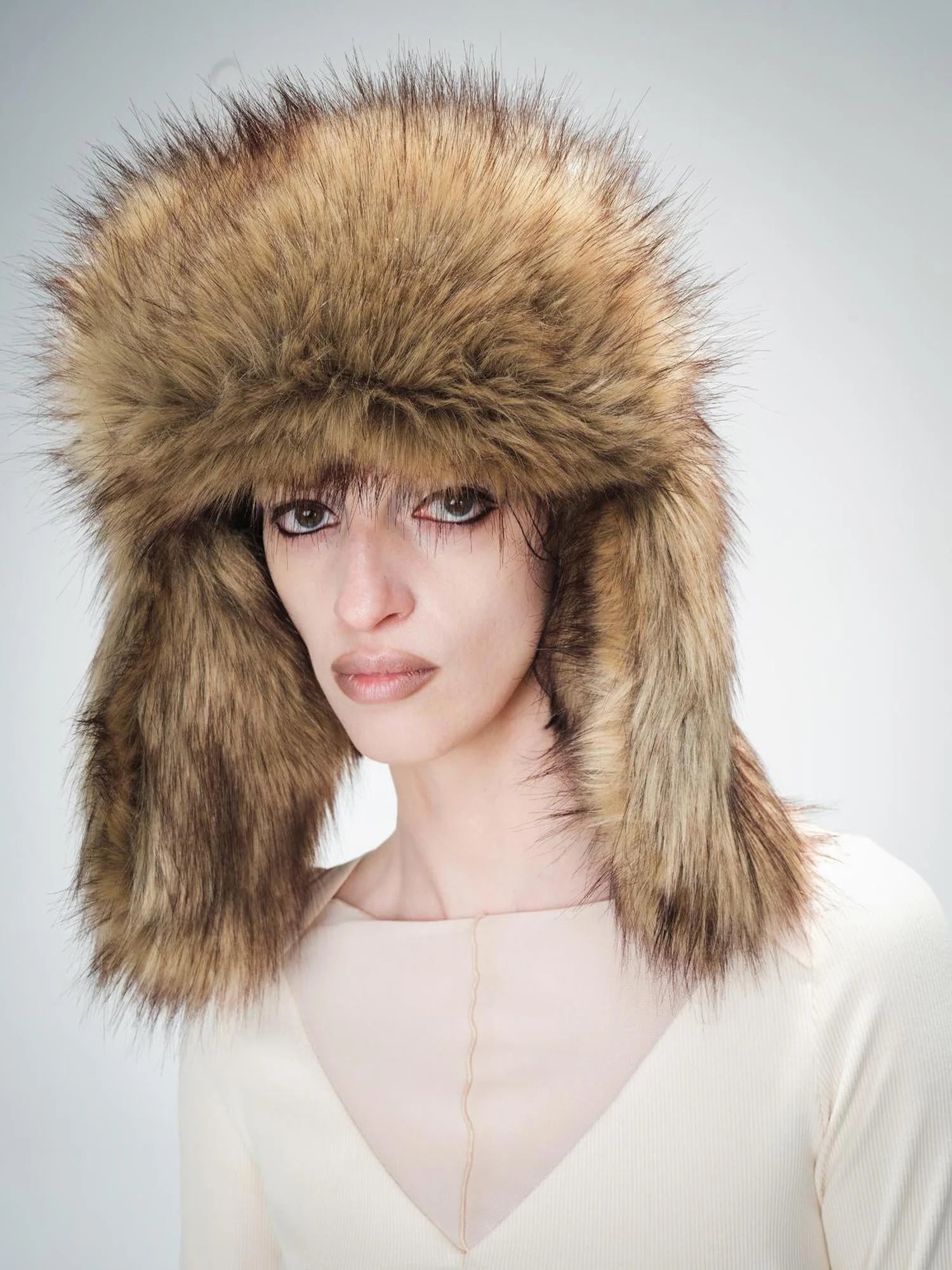 Hermit Earflap Snow Trapper Hat