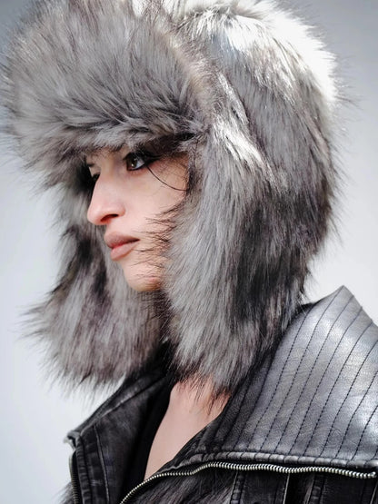 Hermit Earflap Snow Trapper Hat