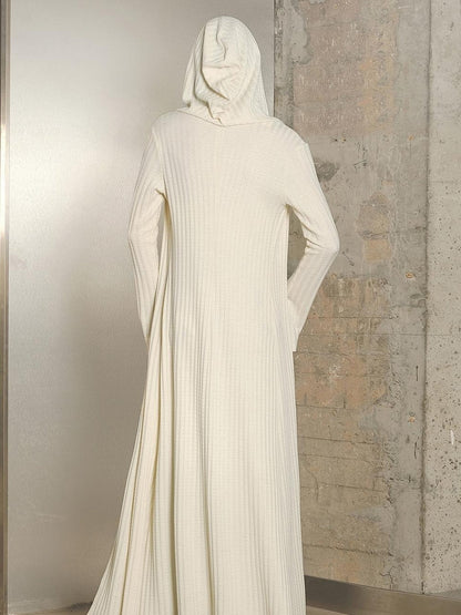 UpdateNN NORTH NODE Long Hooded Slim Fit Knit Cardigan with Halter Neck Camisole