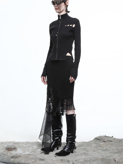 NN NORTH NODE Moon Priestess Stacked Heel Boots
