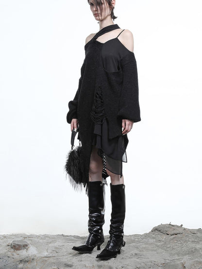 NN NORTH NODE Moon Priestess Stacked Heel Boots