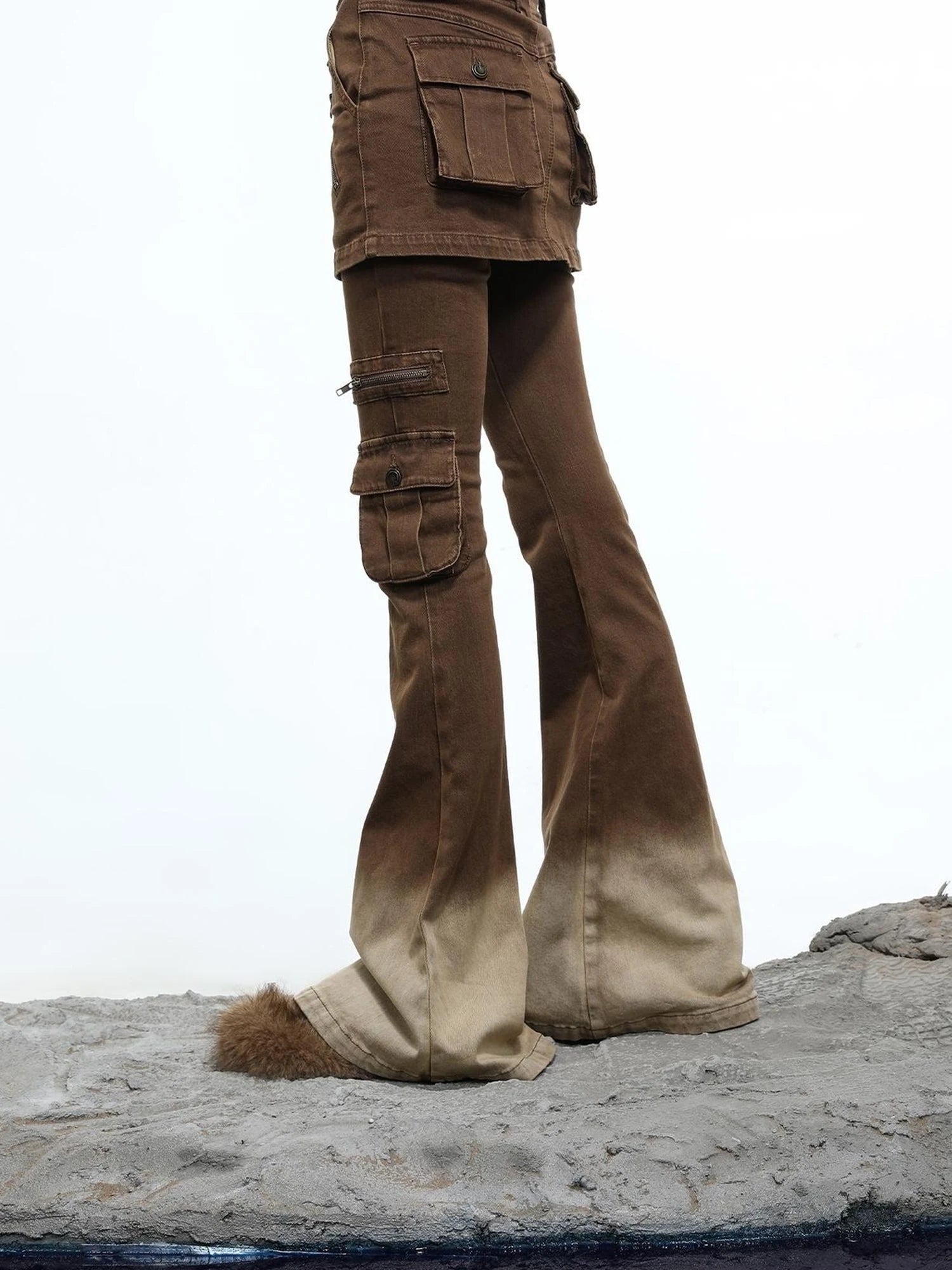 Moon Priestess Washed Denim Culottes