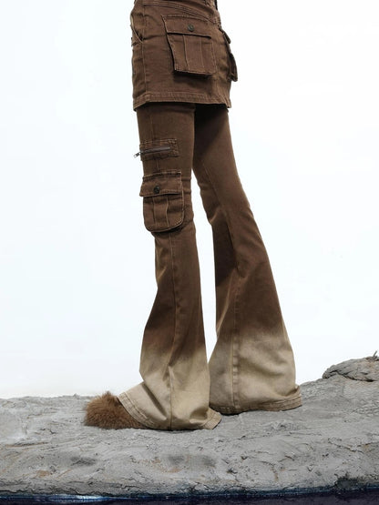 Moon Priestess Washed Denim Culottes