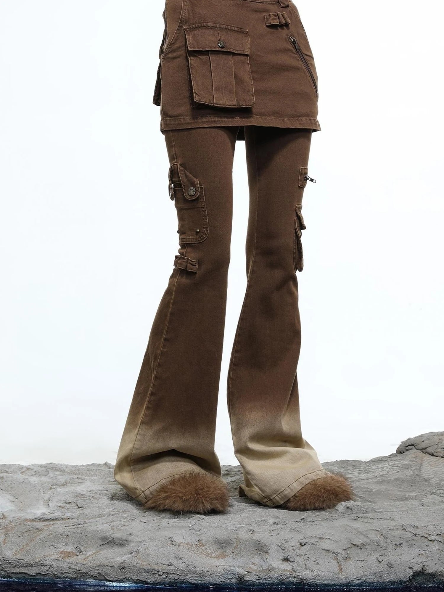 Moon Priestess Washed Denim Culottes