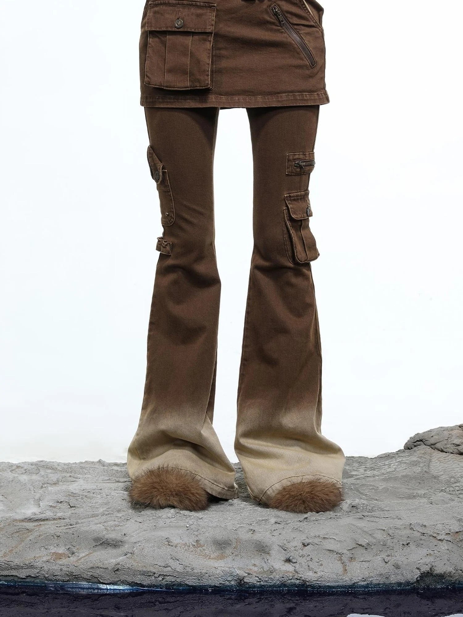 Moon Priestess Washed Denim Culottes