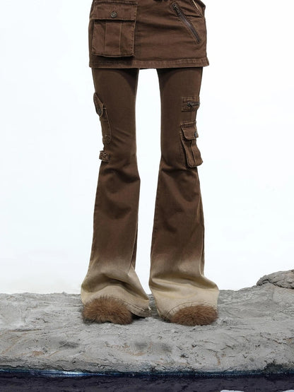 Moon Priestess Washed Denim Culottes