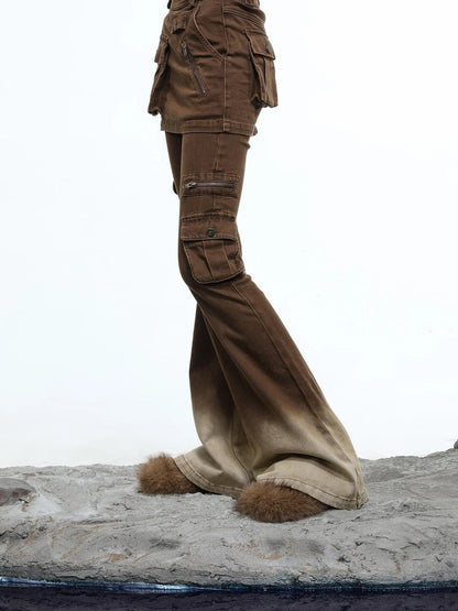 Moon Priestess Washed Denim Culottes