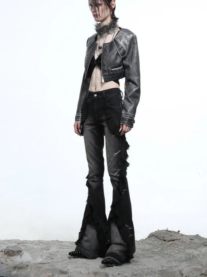 Moon Washed Motorcycle Jacket