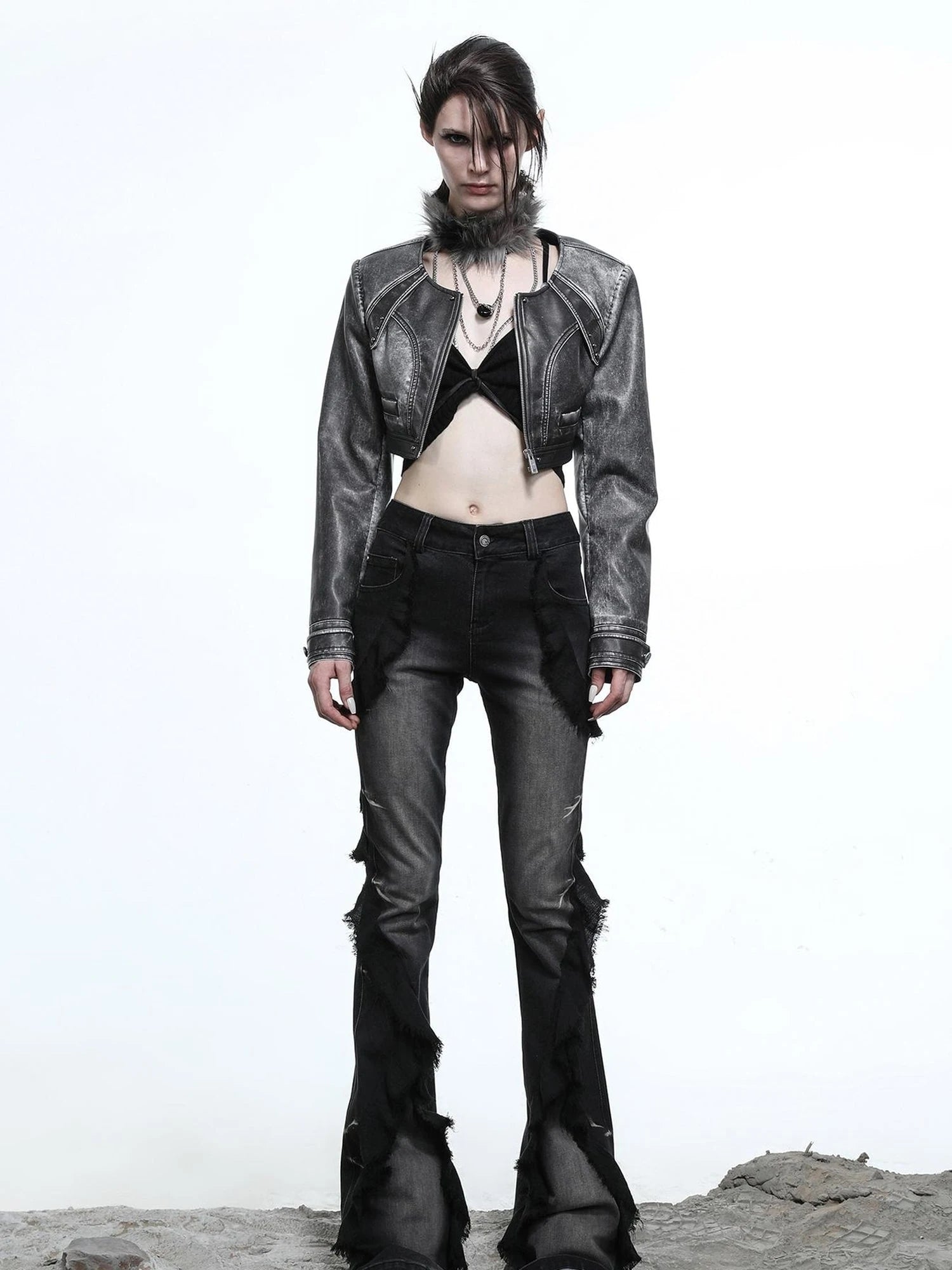 Moon Washed Motorcycle Jacket
