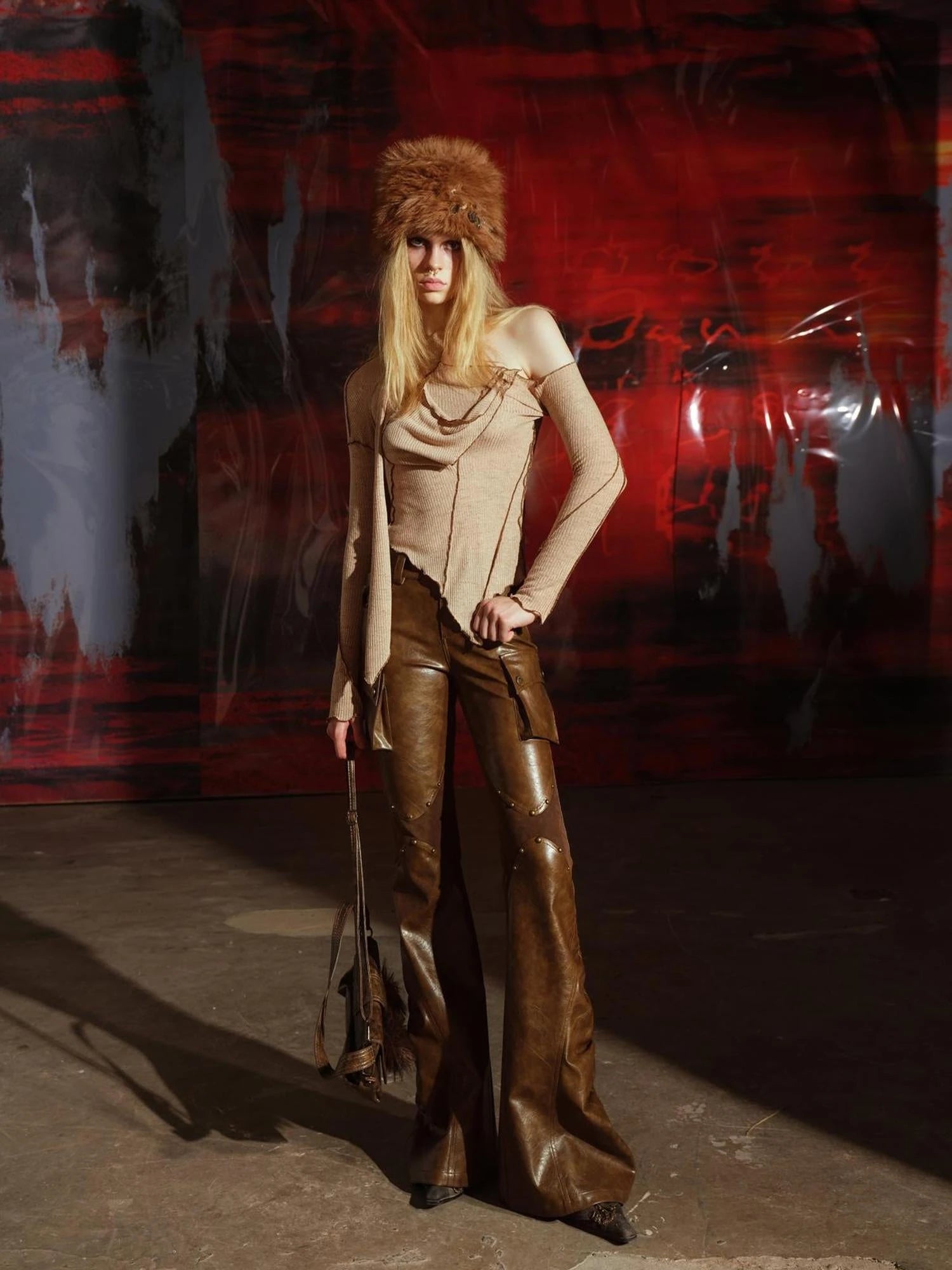 Off Shoulder Asymmetrical Top