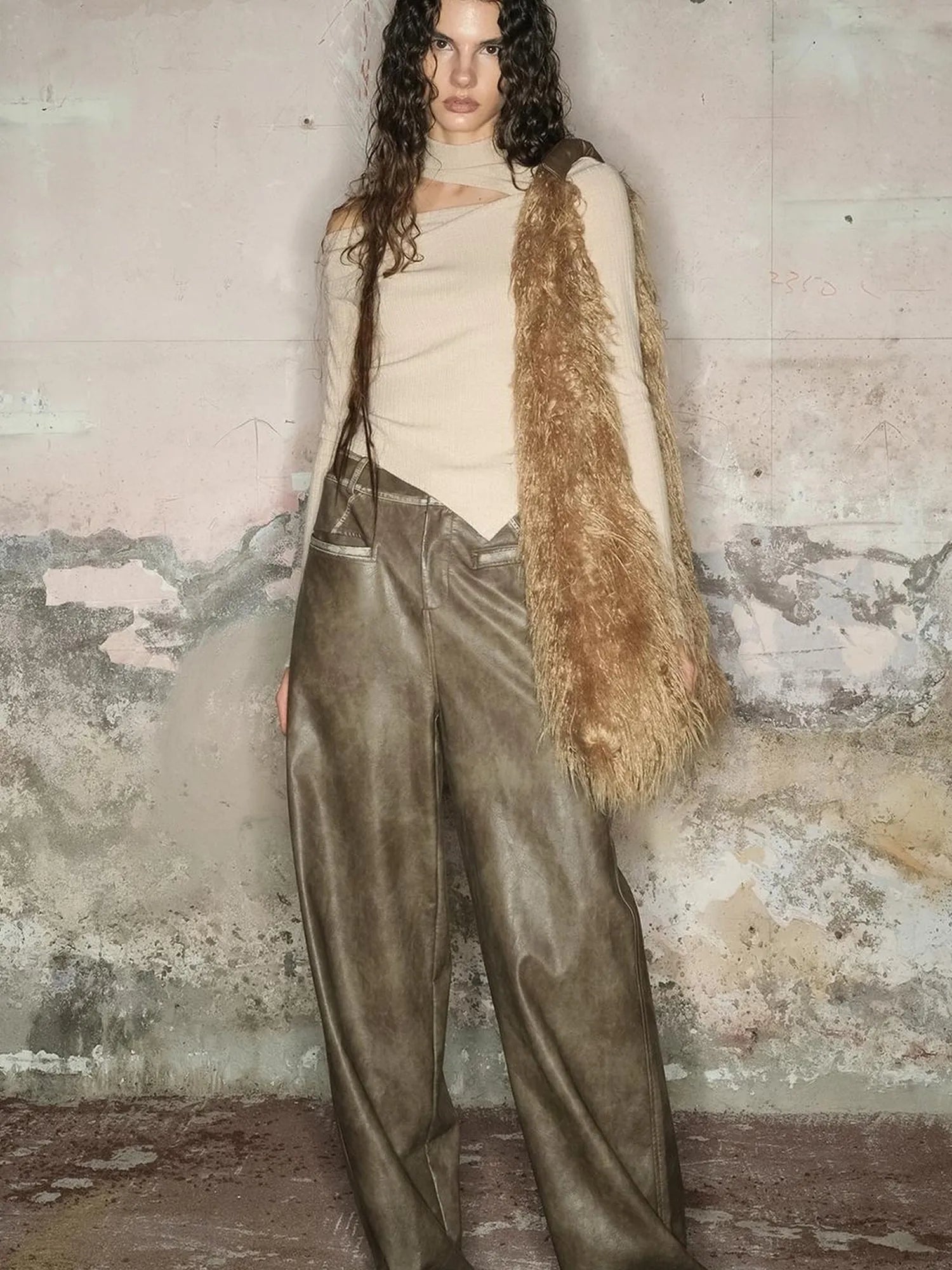 Off Shoulder Ribbed Knit Top