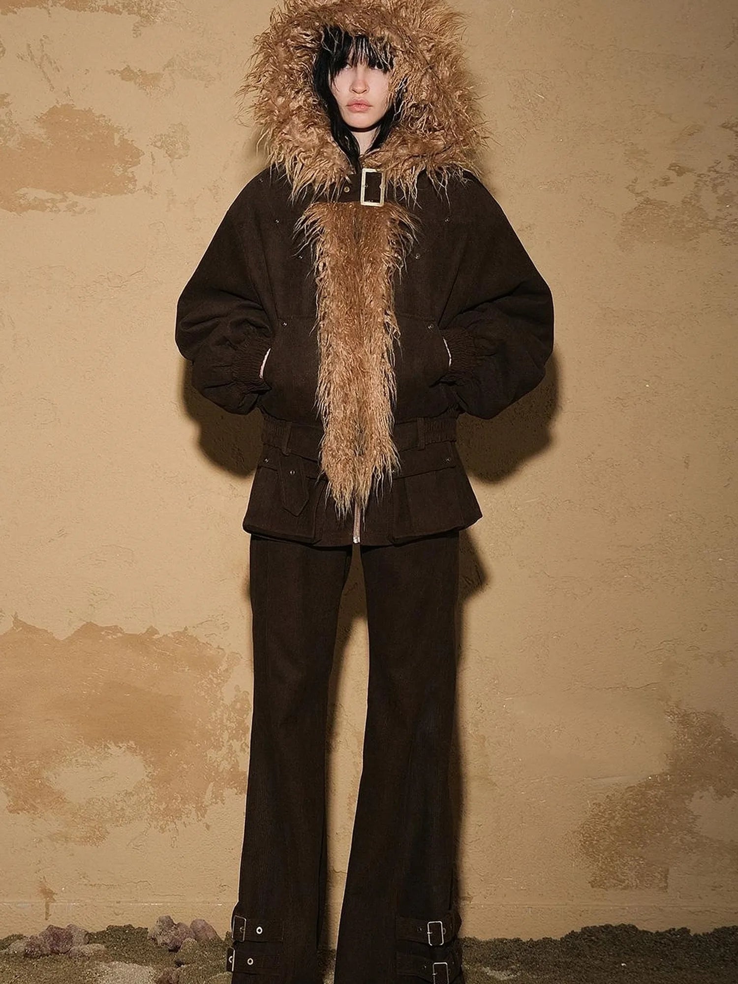 Patchwork Quilted Short Puffer Jacket