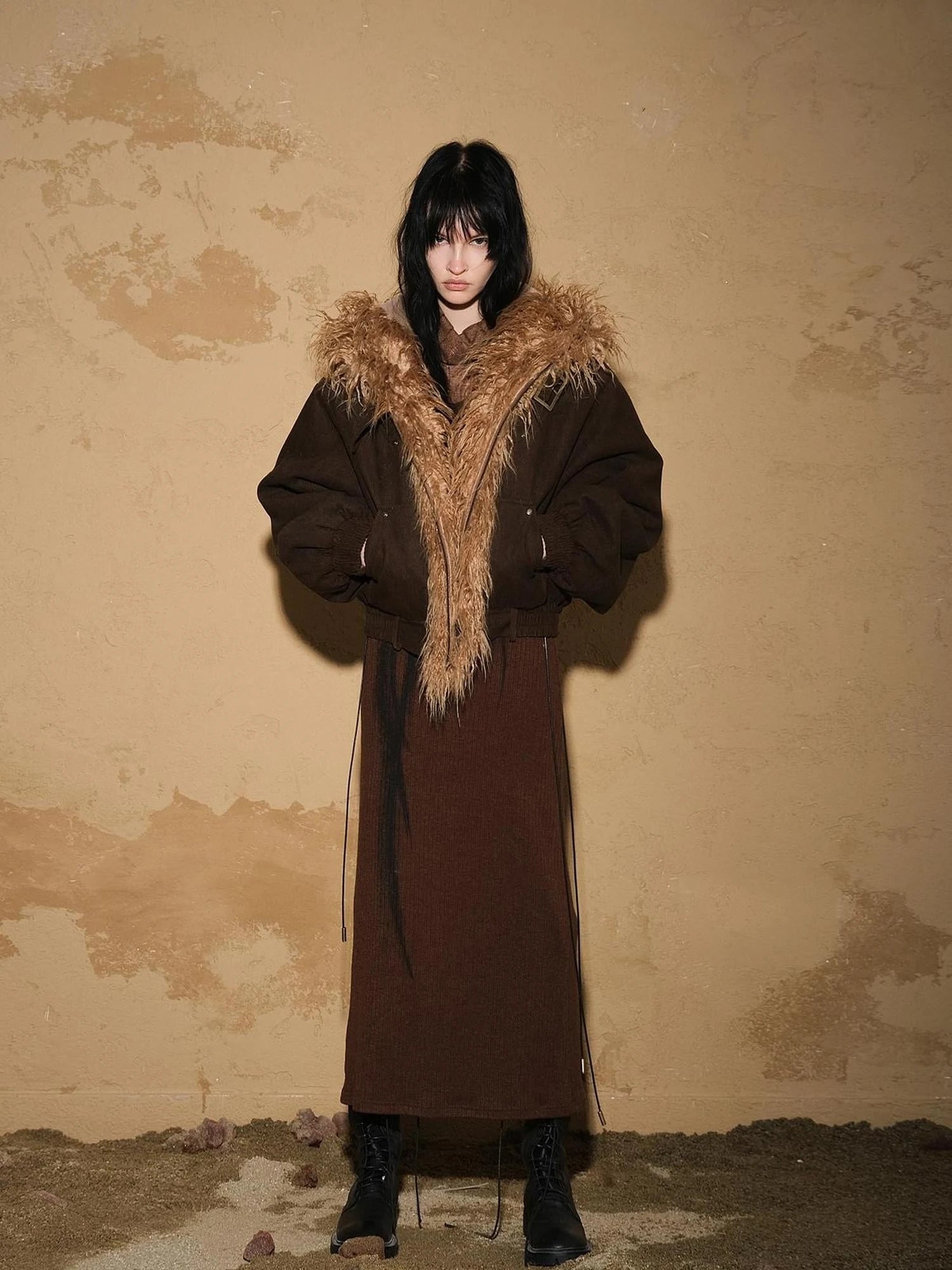 Patchwork Quilted Short Puffer Jacket