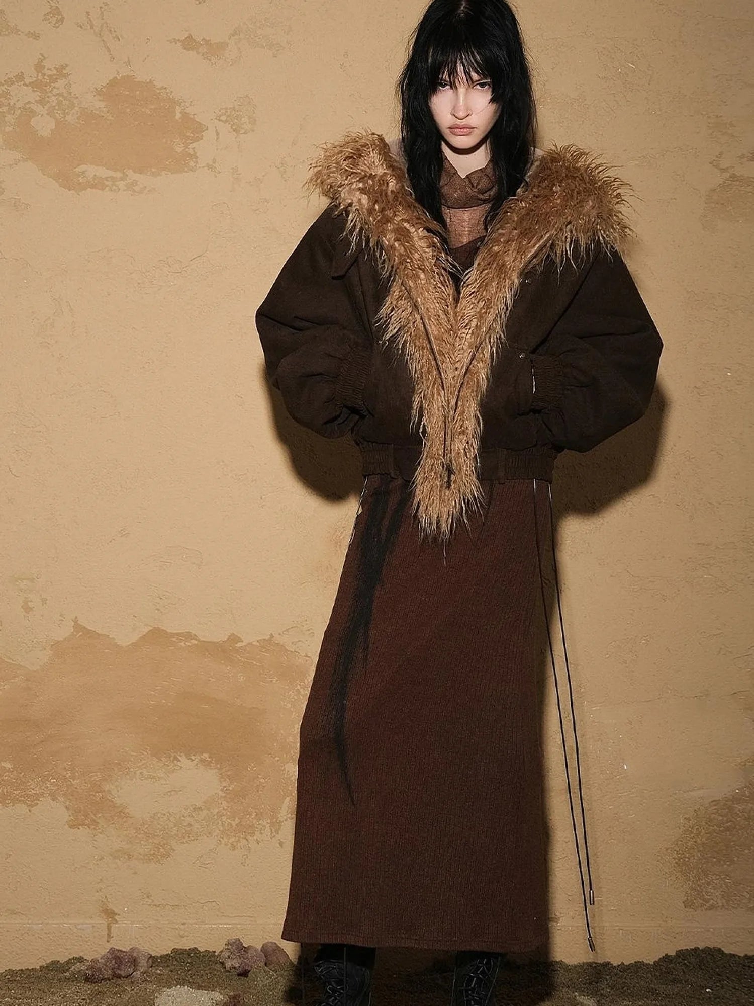 Patchwork Quilted Short Puffer Jacket