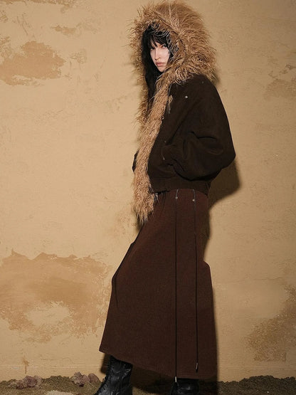 Patchwork Quilted Short Puffer Jacket