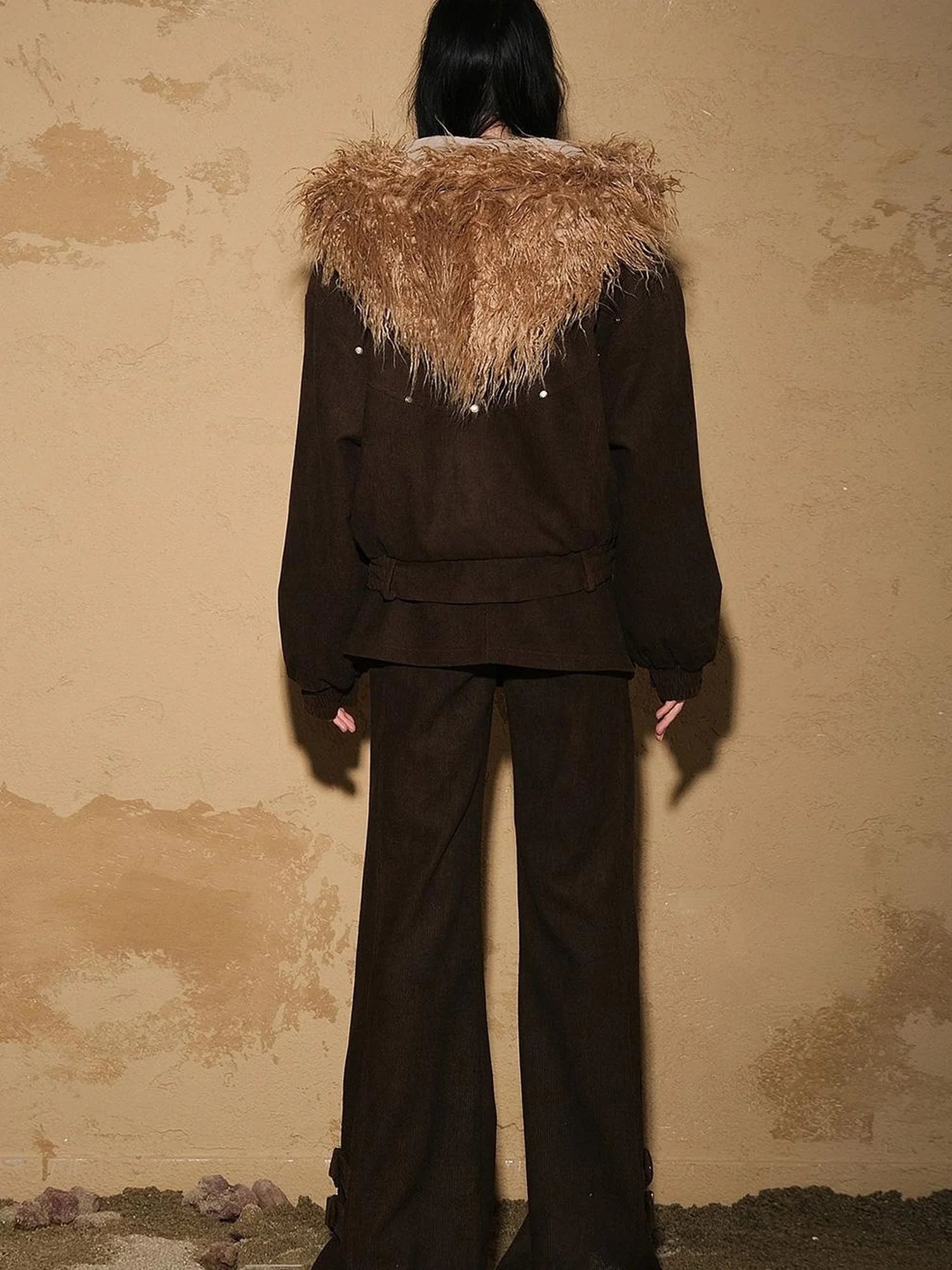 Patchwork Quilted Short Puffer Jacket