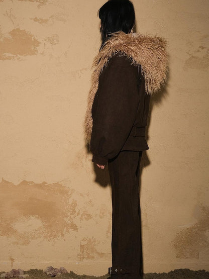 UpdateNN NORTH NODE Patchwork Quilted Short Puffer Jacket