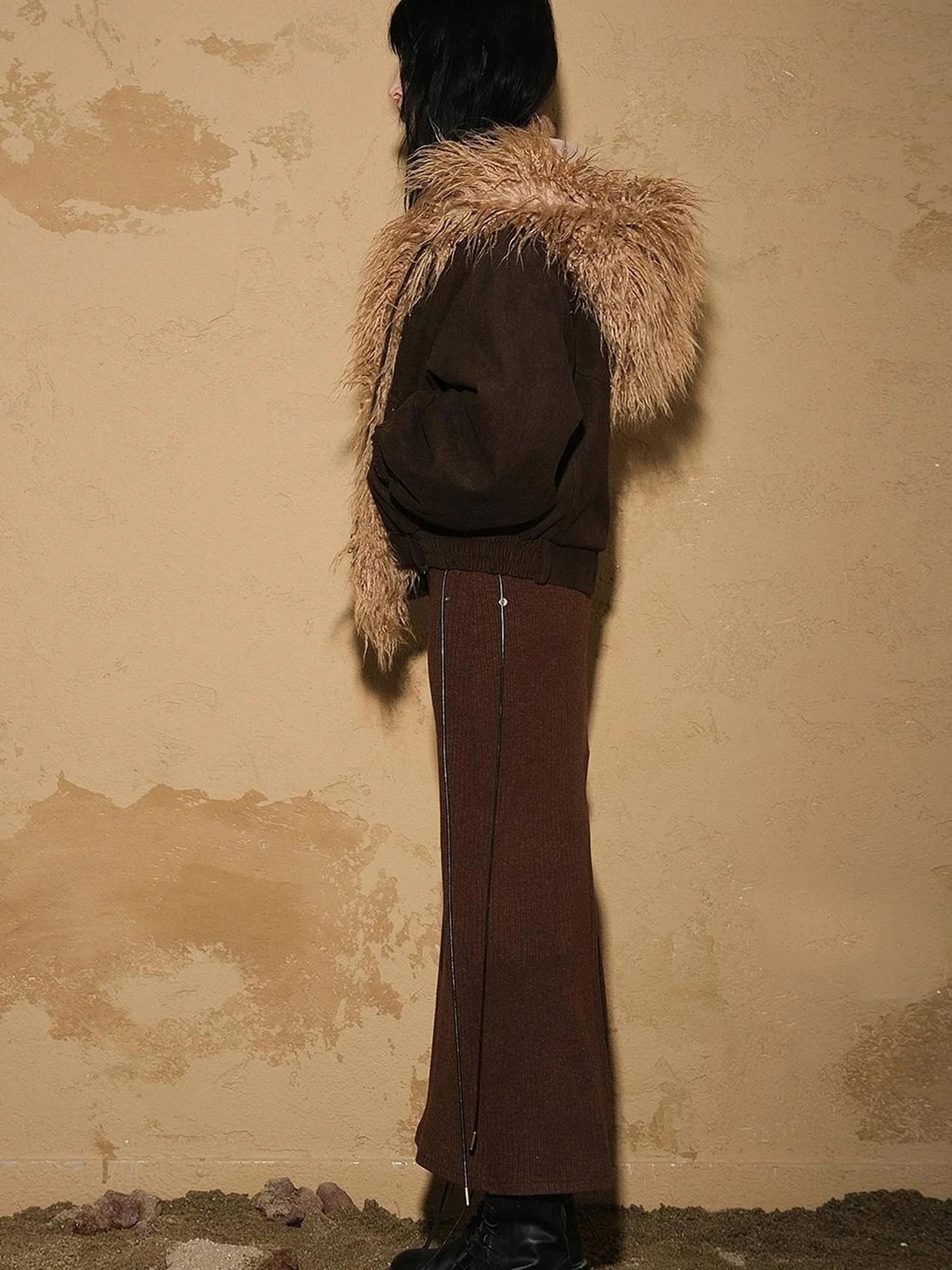 Patchwork Quilted Short Puffer Jacket