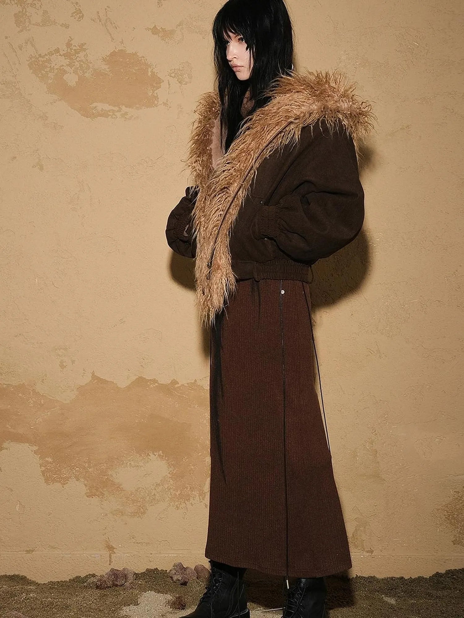 Patchwork Quilted Short Puffer Jacket