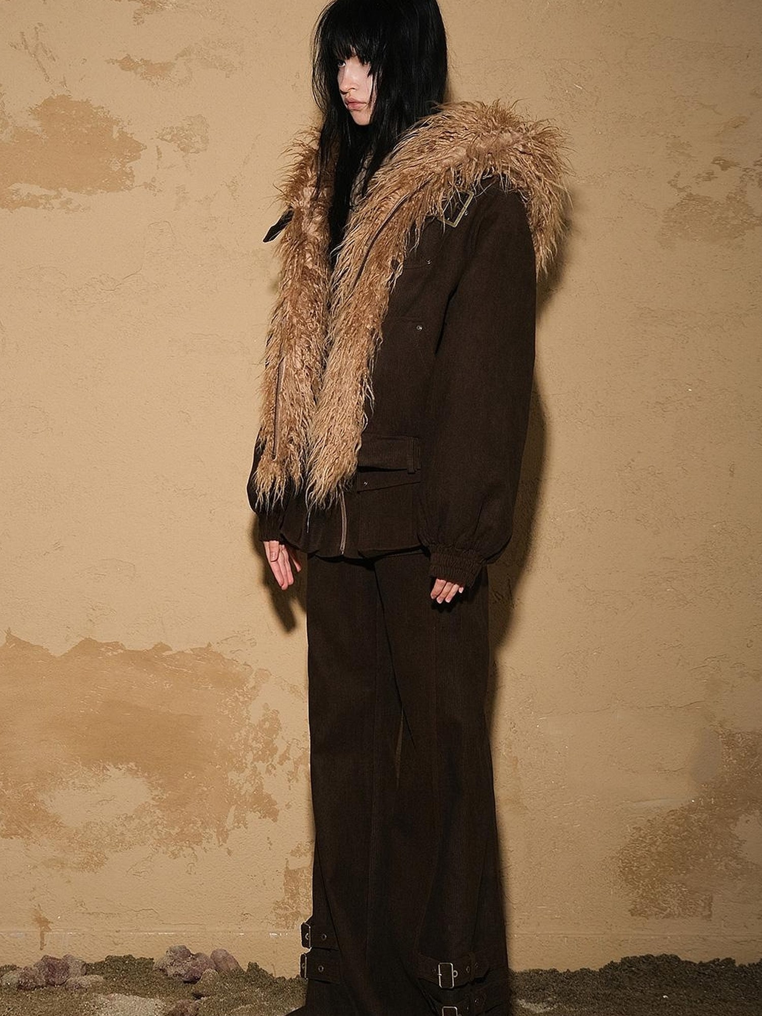 UpdateNN NORTH NODE Patchwork Quilted Short Puffer Jacket