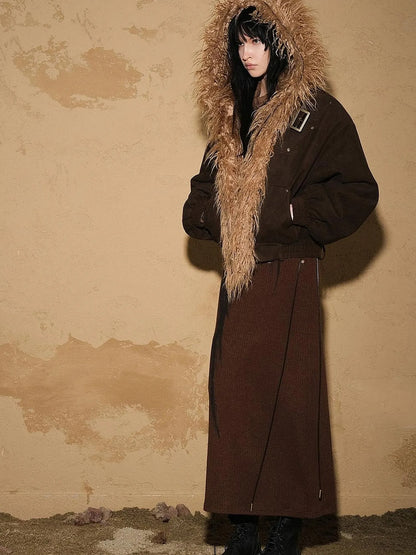 Patchwork Quilted Short Puffer Jacket