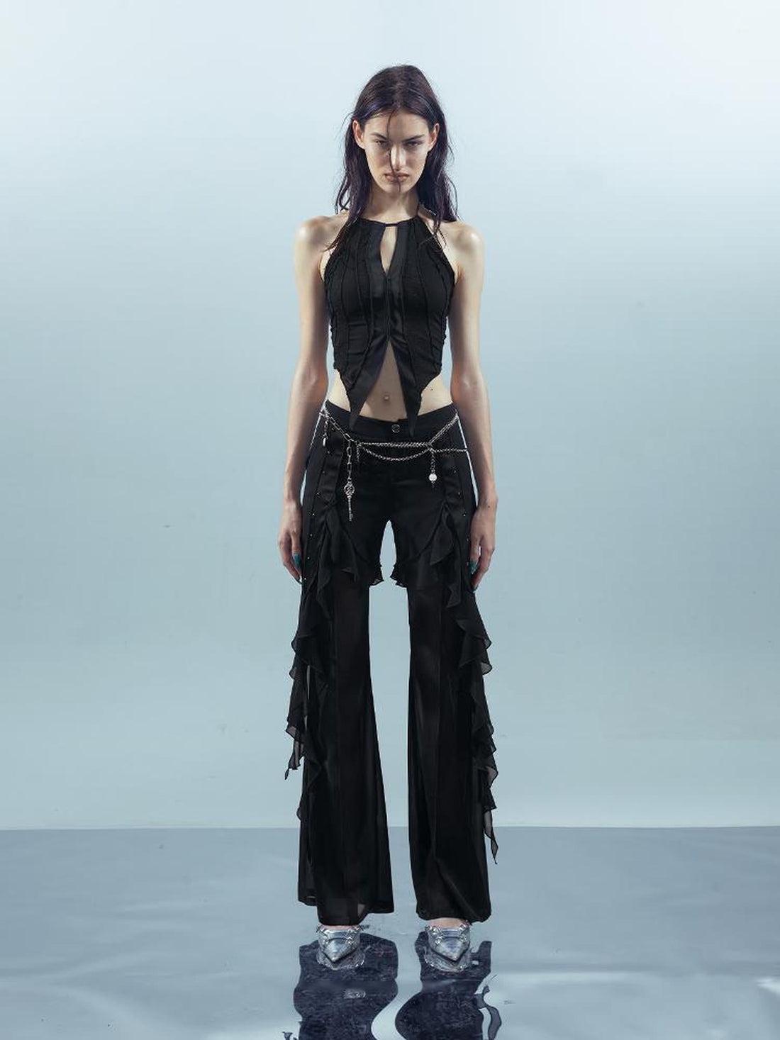 UpdateNN NORTH NODE Piscean Loom Ethereal Threads Flared Pants