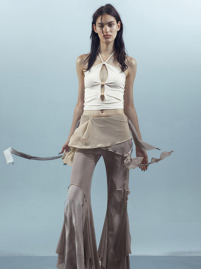 UpdateNN NORTH NODE Piscean Loom Ethereal Threads Mirage Cross Strap Camisole