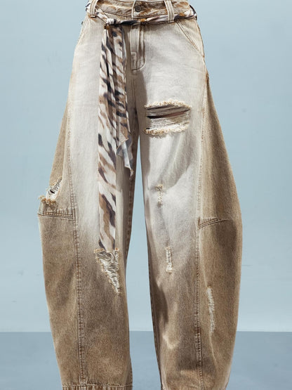 UpdateNN NORTH NODE Piscean Loom Ethereal Threads Tapered Jeans
