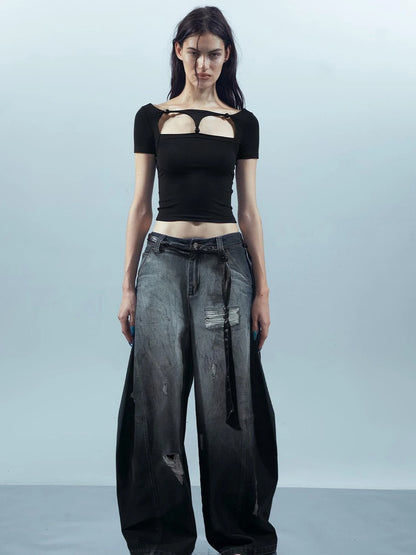 Piscean Loom Ethereal Threads Tapered Jeans