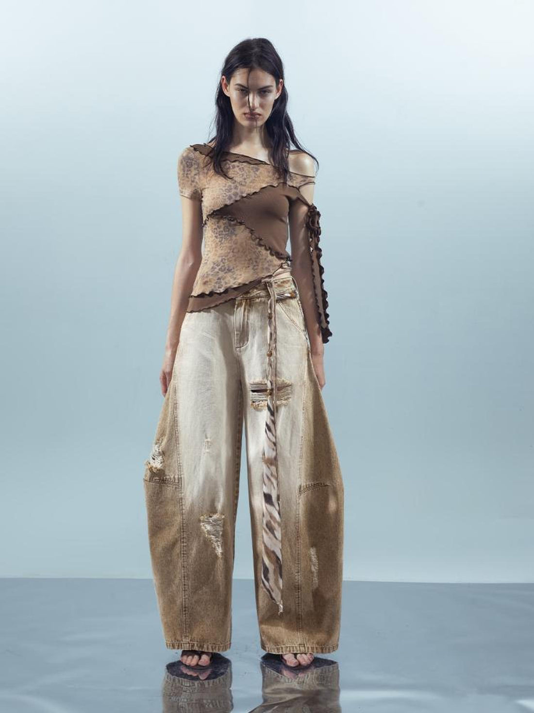 UpdateNN NORTH NODE Piscean Loom Ethereal Threads Tapered Jeans
