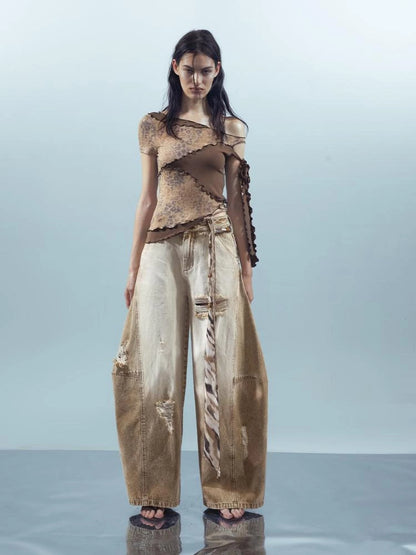 Piscean Loom Ethereal Threads Tapered Jeans