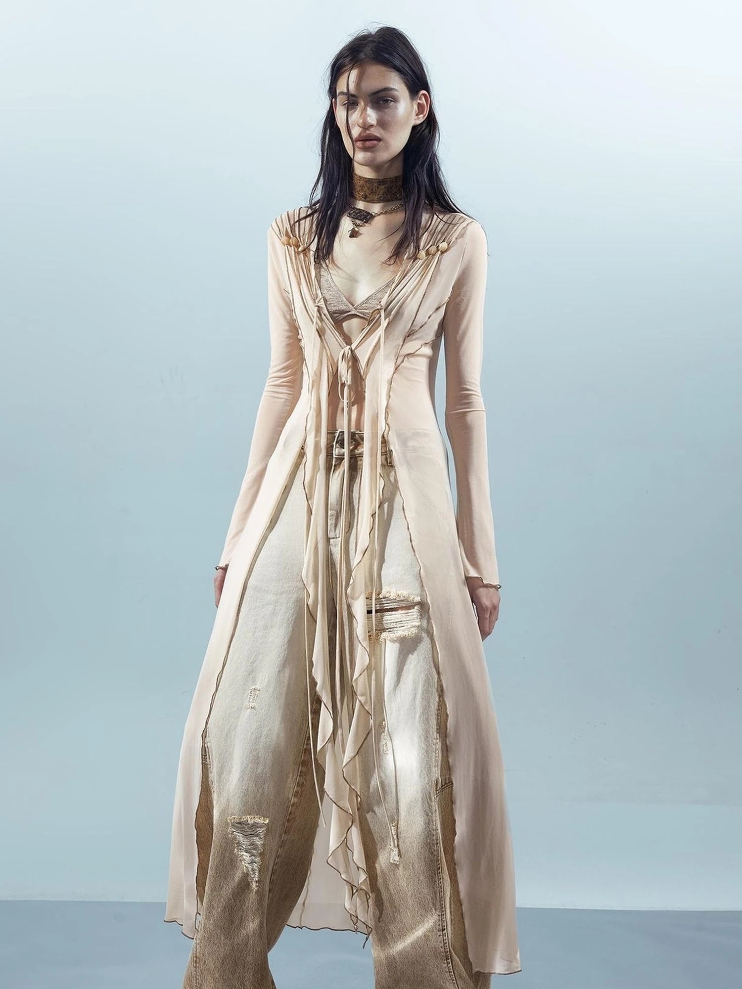 Piscean Loom Ethereal Threads Tapered Jeans