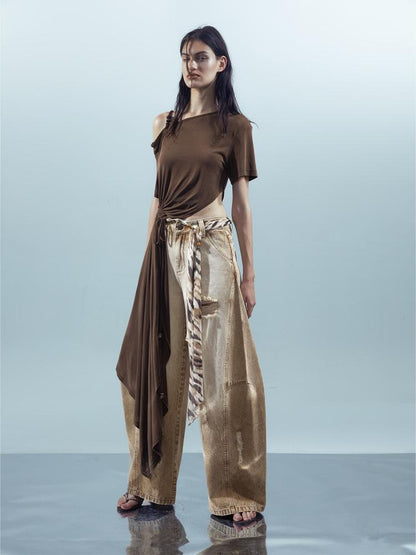 UpdateNN NORTH NODE Piscean Loom Ethereal Threads Tapered Jeans