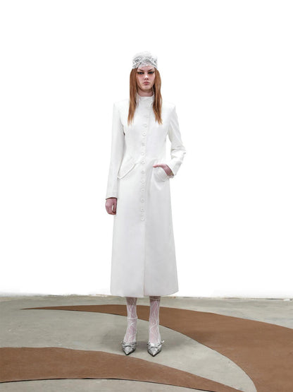 UpdateNN NORTH NODE Planetary Procession Long Trench Coat with Buttons