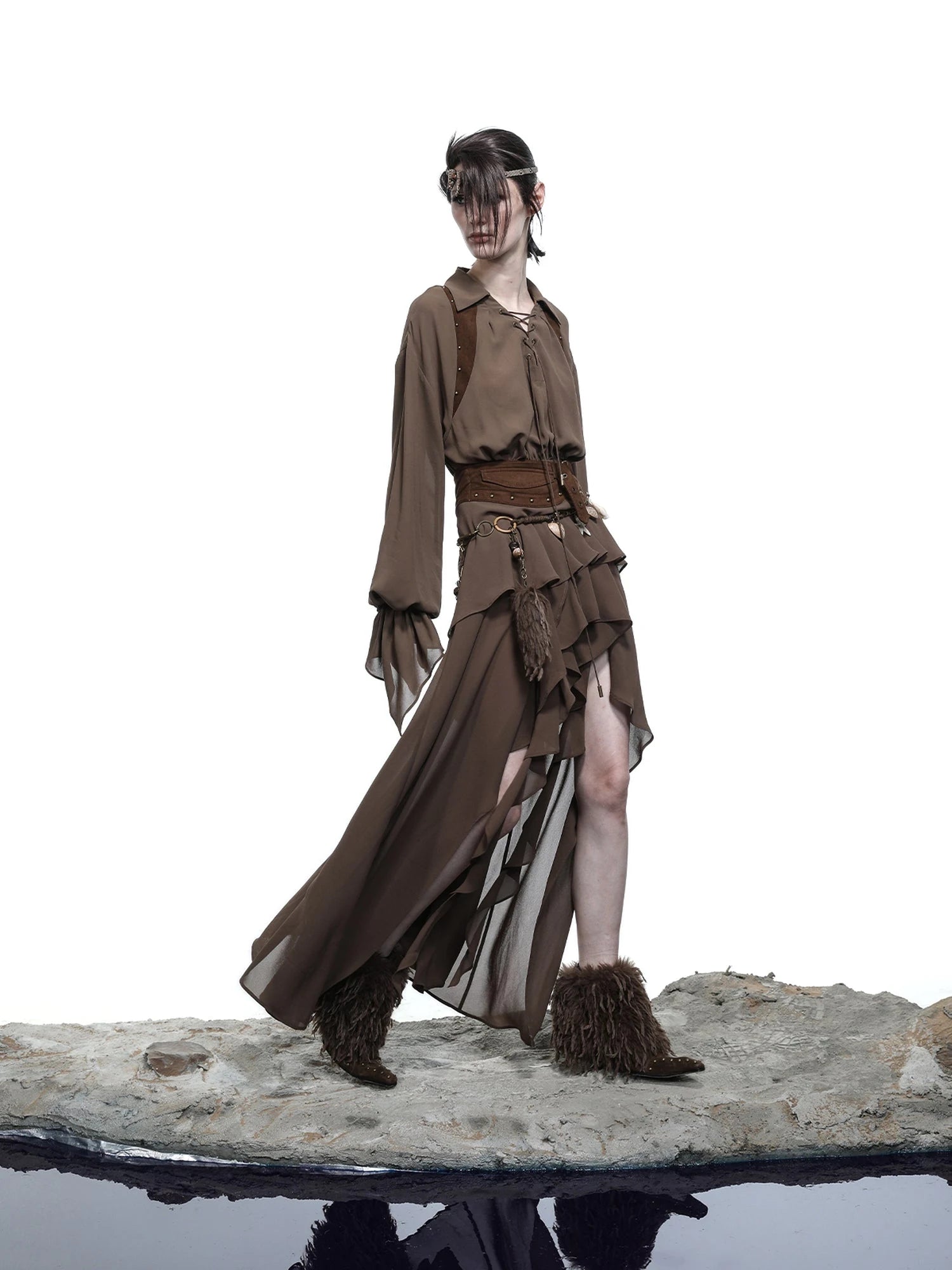 Pointed Toe Stiletto Ankle Boots 6cm Heel