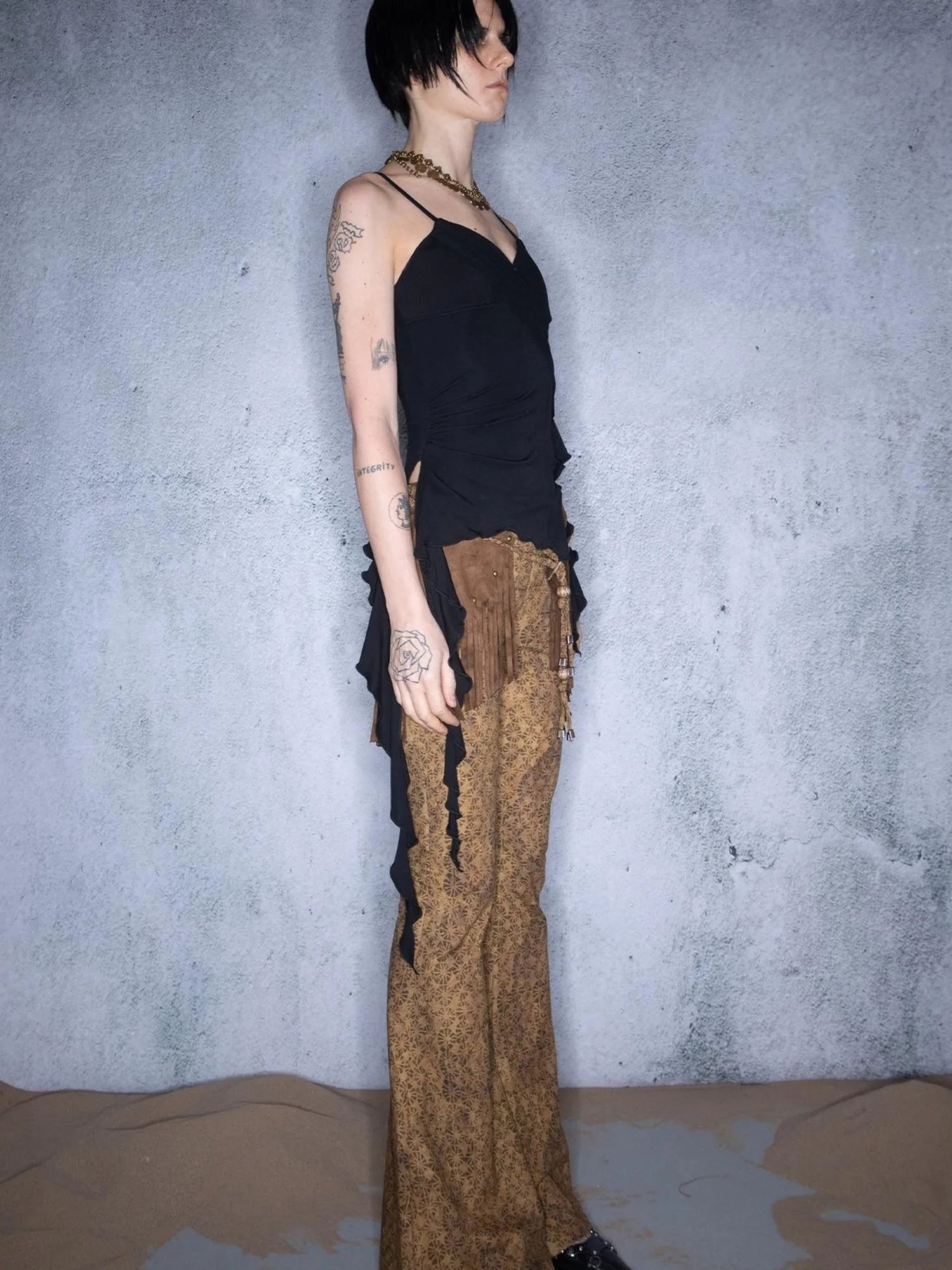 Ragged Modal Slip Top